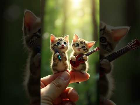 A nheo nheo - tiny cat sing #cat #rbaby