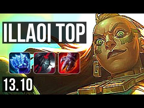 ILLAOI vs JAYCE (TOP) | 11 solo kills, 900+ games | KR Master | 13.10