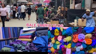 WHERE to buy Bale Fabrics in Lagos Nigeria | WHERE to buy male fabric | Balogun market vlog