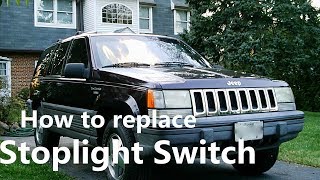 How to Replace the Stoplight Switch in a 1993 Jeep Cherokee