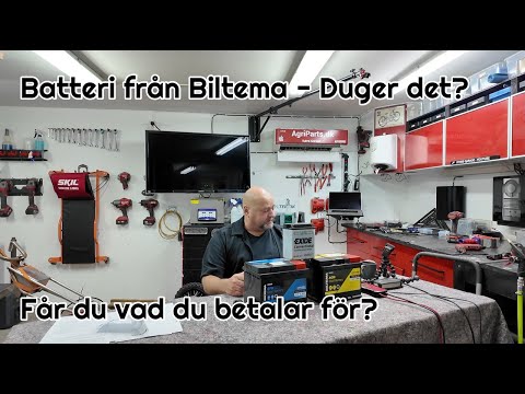 Biltema-batterier – får du verkligen den kraft du betalar för? - Gäller även andra batterier