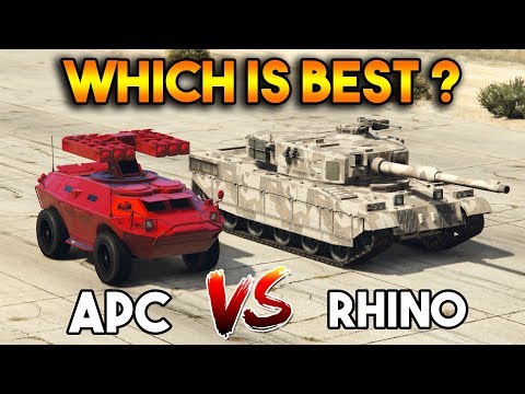 GTA 5 ONLINE : RHINO VS APC (WHICH IS BEST?)