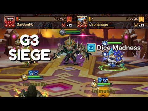 G3 SIEGE : SaiGonFC / ටrphanage - Legendary Siege! - Summoners War