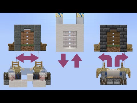 Smoothest Doors in Minecraft Using Boats