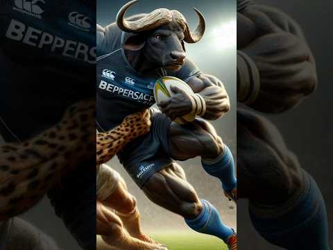 If Wild Animals played Rugby Dream 15 #shorts #rugby