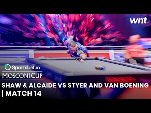 Shaw & Alcaide vs Van Boening & Styer | Match 14 | 2025 Mosconi Cup