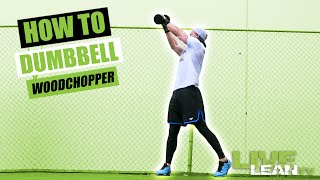 Dumbbell Woodchopper exercise video thumbnail
