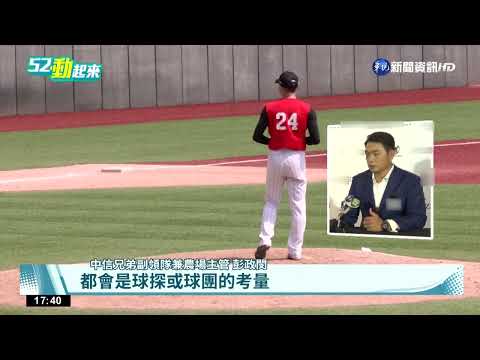 中職測試會74人入選 恰恰:助年輕人追夢