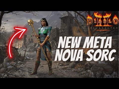 The BEST Nova Sorc Build that NOBODY uses! MANG SONG Nova Sorceress Build - Diablo 2 Resurrected