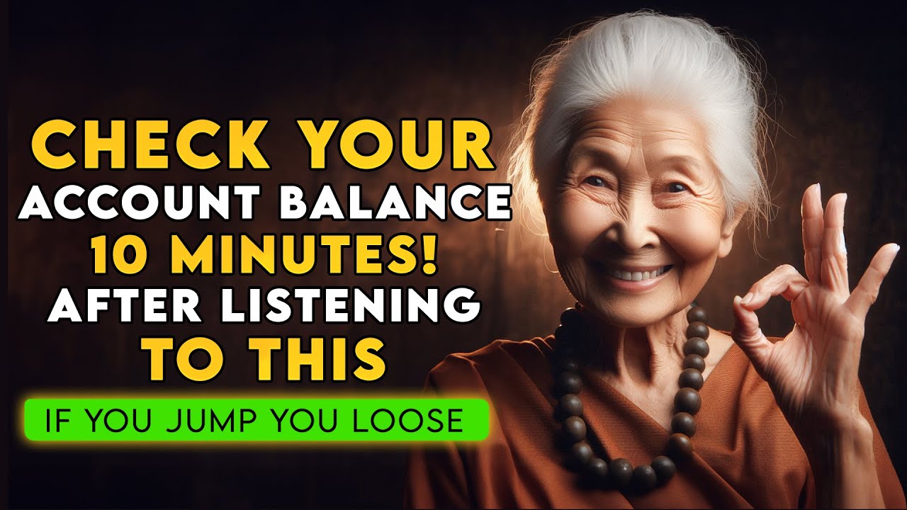 UNEXPECTED MONEY: 10 minutes after hearing this, check your account immediately | Buddhist teachings