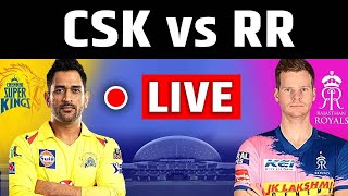 LIVE : CHENNAI SUPER KINGS vs RAJASTHAN ROYALS IPL 2020 MATCH 37