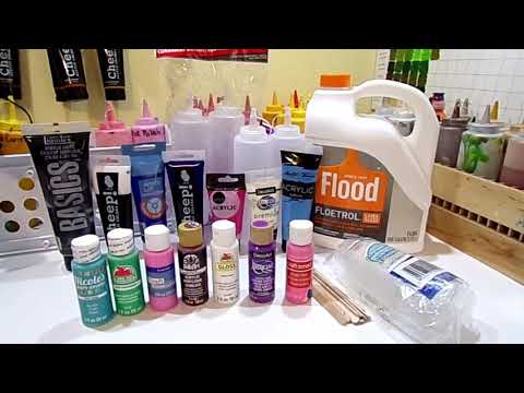 Best Acrylic Paint Brands For Paint Pouring | How To Mix Acrylic Paint For Pours | Favorite Paints