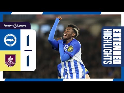 Extended PL Highlights: Brighton 1 Burnley 1