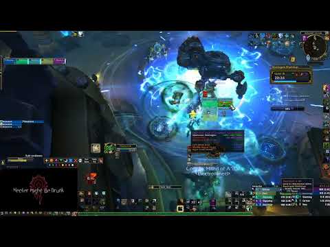 Restoration Shaman trying out the Chains of Devastation Legendary WoW Memory of Devastating Chains