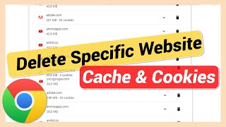 Download the video "How to Delete Cookies for a Specific Website in Google Chrome (2024)"