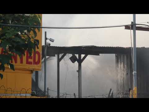 FDNY Use Foam To Drown Out A 4 Alarm Scrapyard Fire On Boston Road In Eastchester, The Bronx, NYC