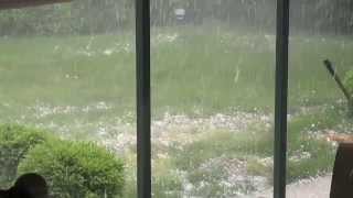 preview picture of video 'HAIL STORM - MILLVILLE NJ 5-22-14'