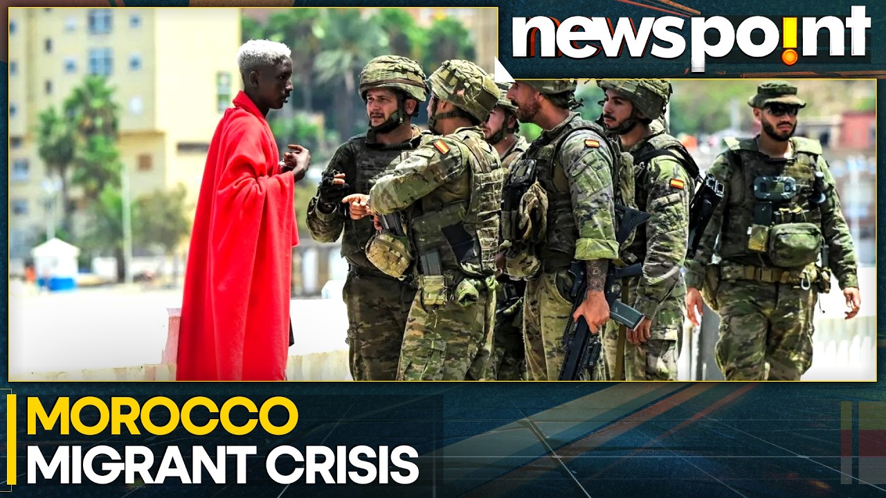 Morocco Migrant Crisis: Police Charge Migrants In Cueta With Batons | WION Newspoint