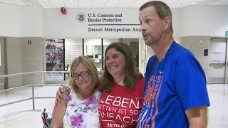 German bone marrow donor meets Michigan recipient