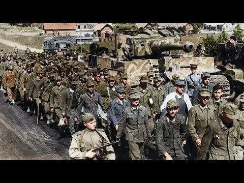 Unique Newsreel of Operation Bagration The Battle at the Walls of Warsaw (1944)