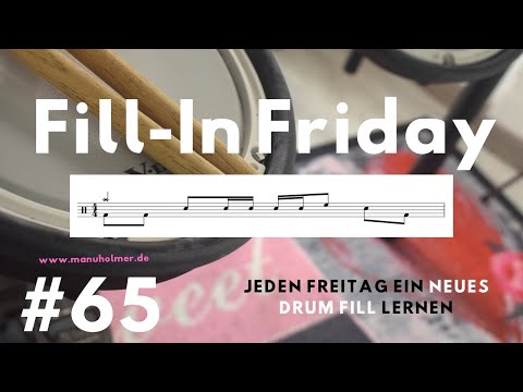 Fill-In Friday 65: Schlagzeug Übung für Anfänger*innen - jeden Freitag ein neues Drum Fill lernen