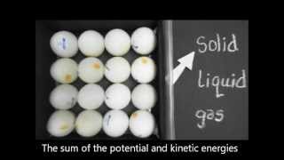 States of matter with ping pong balls