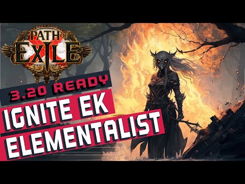 [3.20]Ethereal Knives Ignite Elementalist Path of Exile Build Guide
