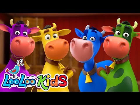 🐄La Vaca Lola | Aprende Colores |  Canciones Infantiles para niños | LooLoo