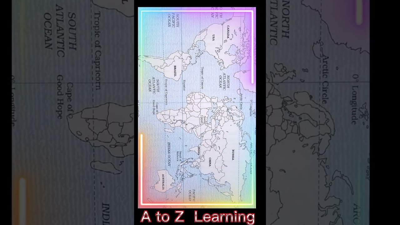world map|outline map|ss| #shorts #map #maps #world #socialscience #learning #knowledge #short