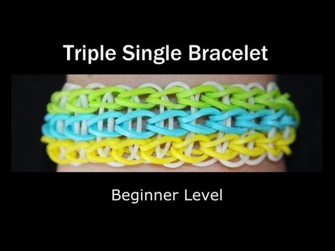 Rainbow Loom® Triple Single Bracelet