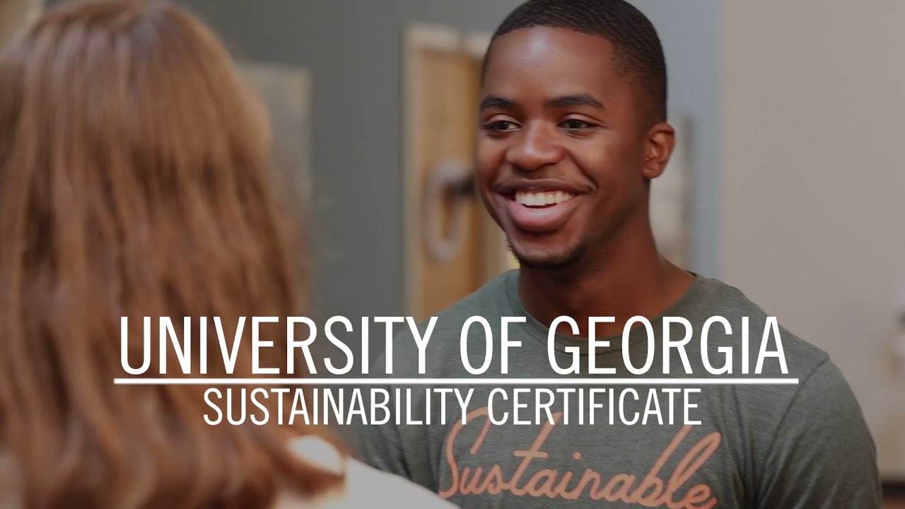 UGA Sustainability Certificate