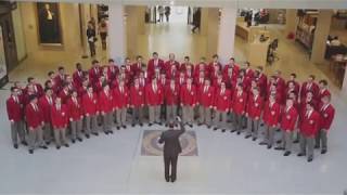 The Ohio State University Men’s Glee Club performs Carmen Ohio at Thompson Library