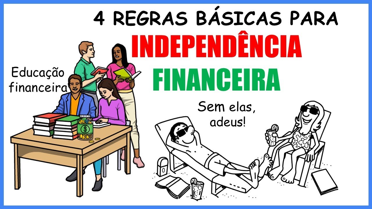 4 regras para se tornar financeiramente livre, confiante e alfabetizado