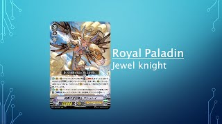 [VG-V-SS10 Deck intro]Royal Paladin(Jewel knights_Sanctuary guard)