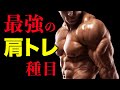【筋トレ】肩を鍛えるのに最も効果的な種目【ビーレジェンド プロテイン】