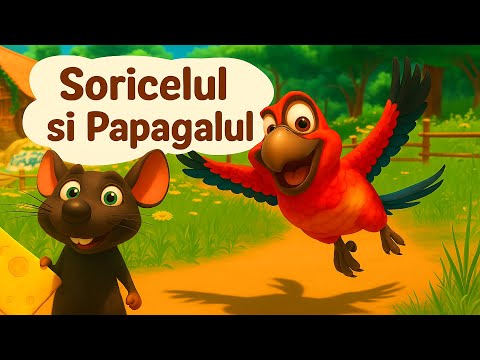 Soricelul si Papagalul 🐭 Povesti pentru Copii in Romana 🦜 Povesti Animate