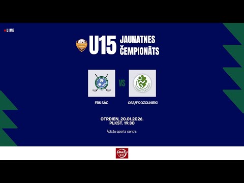 2026-01-20 19:30, U15, FBK SĀC - OSS/FK OZOLNIEKI