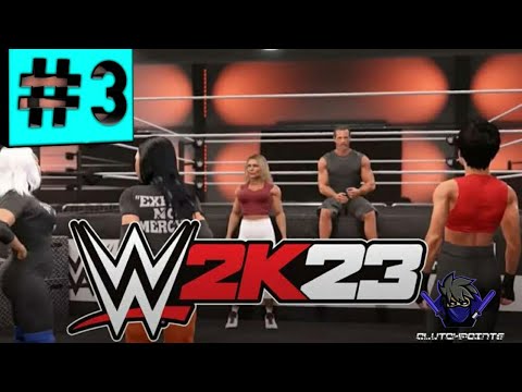 WWE 2K23 My Rise Gameplay Walkthrough Part - 3 FULL GAME (No Commentary) | The Lock Story Line