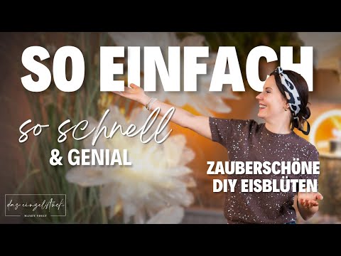 Ice flowers that bloom forever