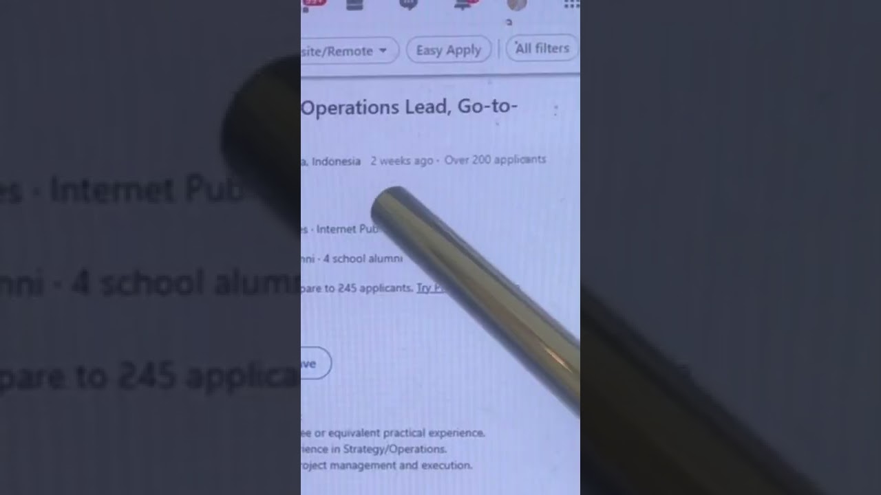 Tips Ngelamar Di Linkedin Biar Cepat Dipanggil HR #shorts #vinamuliana #tips #kerja