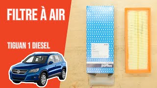 Youtube thumbnail of video "Changer le Filtre à air Tiguan 1 2.0 TDI 💨"