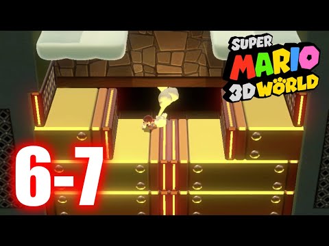 Super Mario 3D World - 6-7 Fuzzy Time Mine - All Stars & Stamp 100% Gameplay Walkthrough