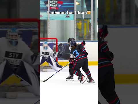 Lane Hutson’s Team Is Insane🤯🏒 #hockey #hockeyplayers #shorts