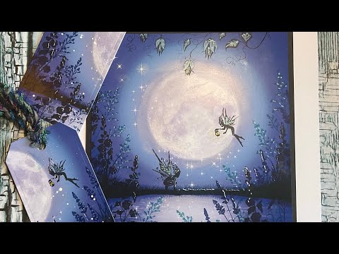 Fairy Foragers By Moonlight by Jo Rice #laviniastamps #cardmaking