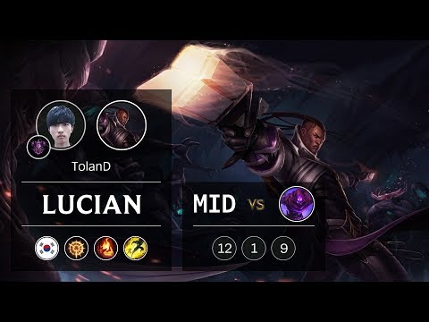 Lucian Mid vs Malzahar - KR Master Patch 9.6