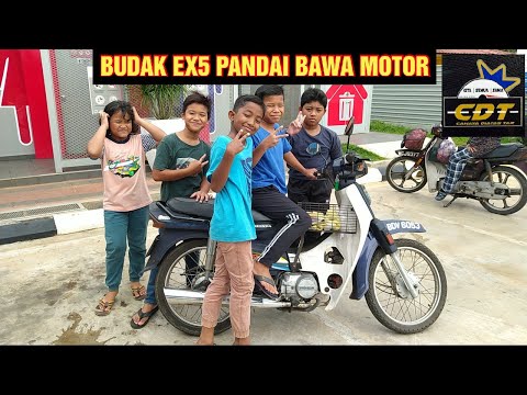 Budak Ex5 Dah Pandai Bawa Motor | 3 Orang Sekali Jalan
