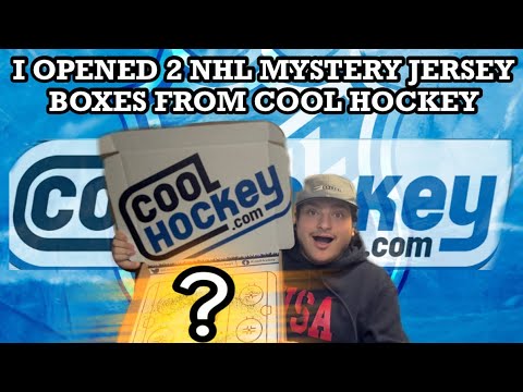 I Opened 2 NHL Mystery Jersey Boxes From Cool Hockey!