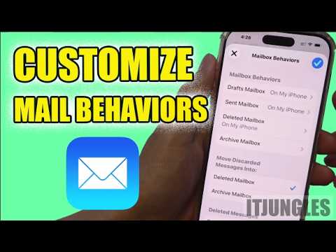 How to Configure iCloud Mailbox Behaviors on iPhone (Drafts, Sent, Deleted, Archive)