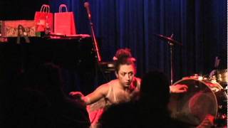 Burlesque dance angel by Jazz