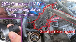 2004 Chevy 3500 Duramax Fuel Pressure Regulator diagnose and repair